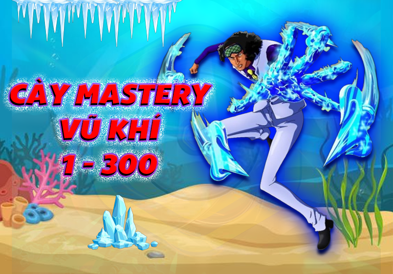 Cày Mastery 1 - 300 (Điền Tên Món Cần Cày Vào Ghi Chú) (Cày Thuê Blox Fruits)