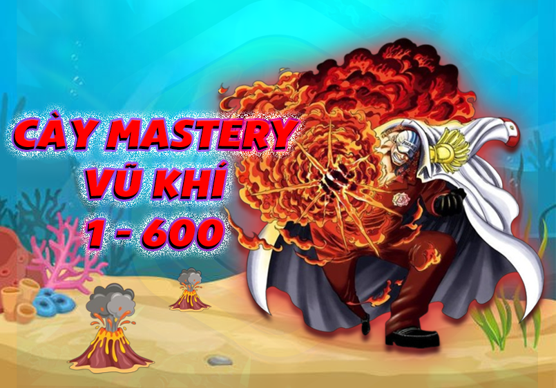 Cày Mastery 1 - 600 (Điền Tên Món Cần Cày Vào Ghi Chú) (Cày Thuê Blox Fruits)