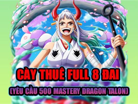 Lấy Full 8 Đai (Cày Thuê Blox Fruits)
